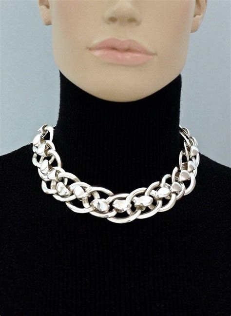 ysl chunky necklace|ysl vintage necklace.